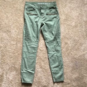 Mid rise green Jeans